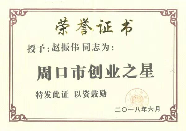 荣誉证书2